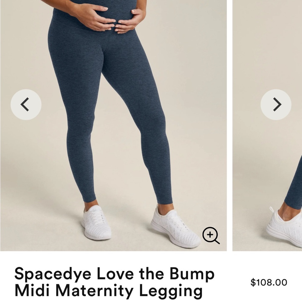 Maternity over the bump yoga pants